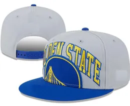 2024 American Basketball "Warriors" Snapback Hats 32 lag Luxury Designer Hou OKC Phi Lac Casquette Sports Hat Strapback Snap Back Justerable Cap