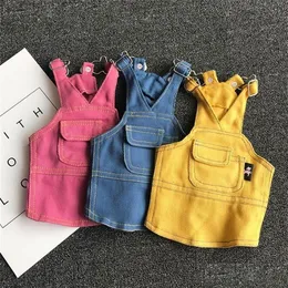 Dog Apparel Denim Clothes Pet Dress Clothing For Dogs Skirt Sling Winter Puppy Pets Ropa Perro Lj2279E Drop Delivery Home Garden Supp Dhcdu