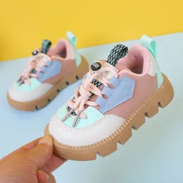 Size 2130 Autumn Children Girl Pink Shoes Breathable Kids Sneakers for 518 Yrs Boy Lightweight Shoe Walking Soft 240307