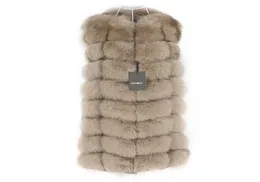 Oftbuy Spring Real Fox Fur Vest 여성 민소매 겨울 재킷 Gilet Natural Fur Coat Bodywarmer 양양 조끼 두꺼운 따뜻한 스트리트웨어 22979320