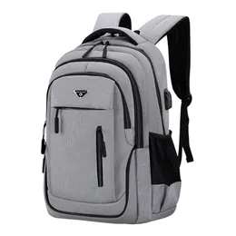 Large Capacity Backpack Men Laptop Backpacks 156 Oxford Black Solid High School Bags Teen College Boy Gril Student 240304