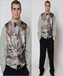 Colete masculino realtree camuflado com quatro botões, colete de smoking para homens, terno camuflado personalizado, colete de casamento para noivo, padrinhos 4807744