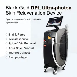 Professional DPL Milk Light IPL NIR band photon tender skin color pigment red blood silk removal painless Laser hair removal machine