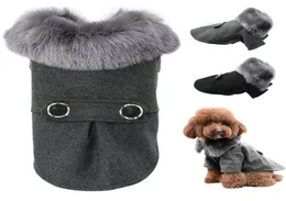 Abbigliamento per cani per cani di piccola taglia media Pet Pug Chihuahua Abbigliamento invernale Roupas Pet Puppy Yorkie Cappotto per cani con pelliccia S2XL5224804