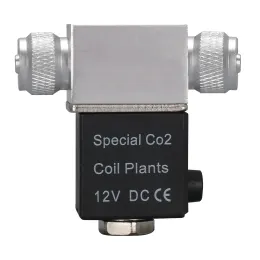 Elektrozawór sprzętu do regulatora systemu Aquarium CO2 regulator DC 12V Podłącz 4*6 mm rurkę lub licznik pęcherzyków beztłuszczowy w niskiej temperaturze