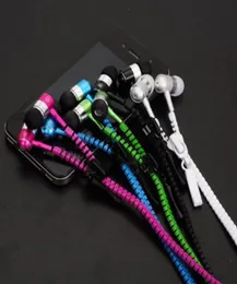 100 auricolari stereo per bassi di alta qualità in ear con cerniera in metallo, cuffie con microfono, auricolari jack da 35 mm per iPhone X 8 7 6s 6 55486825