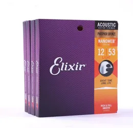 96 PCS Hela Elixir Strings Guitar String Set Fosfor Bronze 11002 11027 11052 16002 16027 16052 12002 120524069403