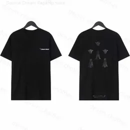 メンズTシャツクラシックメンズTシャツブランドクルーネック半袖トップポロスTシャツカジュアルサンスクリットサンスクリットクロスプリントティーTシャツ8H77