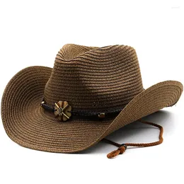 Beret Hat Simple Jazz Women Summer Cowboy Straw Mężczyźni Fedora Panama Beach Sun Hats Chapeu unisex czapki