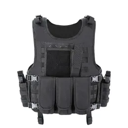 Gilet tattici Gilet tattico da pesca caccia addestramento al combattimento gilet da paintball gilet militare protezione sportiva della polizia 240315