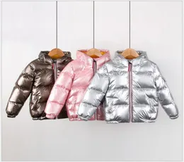 2021 Nya ankomster Barn huva ner kappjackan Autumn Winter Boys Girls Cottonpadded Parka rockar tjockare varma jackor barn 5357241