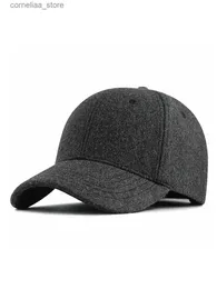 Call Caps 2021 Winter Dad Outdoor Extra Carge Fore Sports Hat Mens Barge Wool Baseball Hat 56-60cm 60-65CMY240315