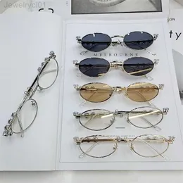 Sunglasses Clear Designer for Women Gentle Monster Oval Frame Gm Mens Glasses Plated Gold Silver Lunette Polarized Luxury Diamond Hj052 6T25RFYJ