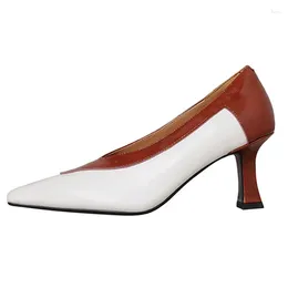 Модельные туфли, женские туфли-лодочки в стиле пэчворк, с квадратным носком, в сдержанном стиле, на грубом каблуке, Zapatos Para Mujer, элегантные туфли без шнуровки для зрелых женщин, Zapatillas