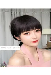 Manga bang Jurly capelli tondi viso naturale invisibile sopracciglia senza soluzione di continuità sul punto vendita Qi bang air bangs4792416