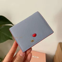 Luxury Designer Change Coin Purse Plånbok Handväska Support Return och utbyte Miaos äkta kohud Sweet Love Girl Läder Kort plånböcker Fabrik Direktförsäljning