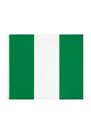 Shpping in Stock Nations Flags 3x5ft 90x150cm Green White Nga Ng Nigeria Flag of Nigerian Banner för inomhus utomhusdekoratio4268594