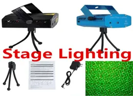 Luci laser per esterni Illuminazione scenica Luce a LED Mini 150MW Luci laser per palco Verde Rosso LED DJ Party Stage Light Luci nere8239462