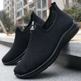 2024 Men casual shoes breathable flying woven sports shoes Sneakers Running Shoes F0YL#