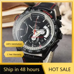 Hot Sale Original Brand Watches For Men Luxury Multifunction Business Style Manlig armbandsur Kronograf Automatisk datum AAA -klocka
