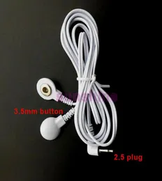 25mm plug 2 Buttons Electrode Tens Lead Wires Connecting Cables for Digital TENS Therapy Machine Massager Electrode Wire Medical 4530743