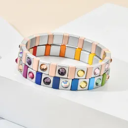Charme Armbänder 2024 Freund Für Frauen Emaille Fliesen Perlen Benutzerdefinierte Armband Boho Sommer Strand Mode Schmuck Femme