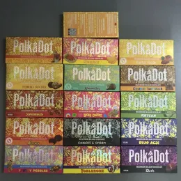 Tomma Polkadot Chocolate Stav -paketlådor med kompatibel mögel 4G -svamp Svamp Chokladkakor Packing Display Box Vkttr LL