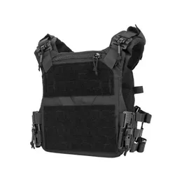 Tactical Vests Tactical Vest Outdoor Combat Quick Release/Disable MOLLE Military Equipped With Fast Adjustment Multi Size Dish Rack K19 240315