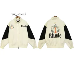 Rhude Summer Autumn Men Men Scedct Jacket Scepshirt Rhude Jacket Studible Hogerive Horgle Long Sleeve Rhudes Wind Breaker Mens Jacket Tops 9894