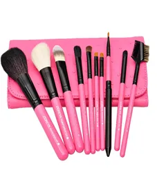 Zoreya Neues 10-teiliges Make-up-Pinsel-Set, verbessertes professionelles Make-up, Tierhaare, natürliche Werkzeug-Sets 5601530