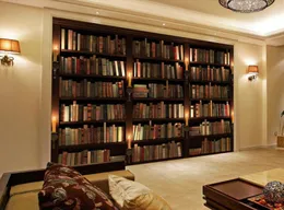 高品質のカスタマイズサイズモダンな3Dフレスコ装飾的な壁紙書籍本棚の本棚背景wall9900761