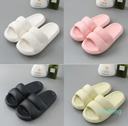 Sandals Slide Slipper summer comfortable Home soft soles Bathrooms are non-slip Chunky green cosmetic Lime Heel Flip Flops Women Stripe