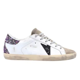 Golden Goode mit Box Freizeitschuhe Designer-Sneakers Goose's Damen niedrige italienische Marken-Sneakers Superstar Dirty Super Star Weiß Rosa Grün Ball Star Trainer