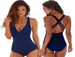 2019 nova chegada um pedaço maiô feminino vintage trajes de banho plus size praia acolchoado impressão swim wear solid57153335777667