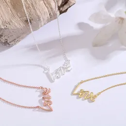 Tiffanybead Kolye Aşk Mektubu Kolye Kolyesi Özel Tasarımcı Marka Takı Kadınlar ve Erkekler İdeal Çift Tatil Hediyesi TiffanyJewelry