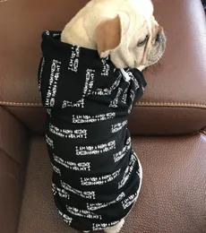 2020 خطاب Cotton Pet Cloths Fashion Full Print Dog Hoodies Teddy Small Dog Pet Sweater S8562205
