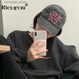 Ball Caps Pink Letter Baseball Cap Soild Color Cotton Casual Snapback Hat For Men Women Outdoor Sun Visors Girl Hip Hop Bonnet y2kY240315