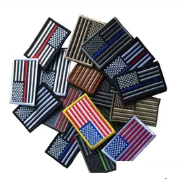 Party Favor Us Flag Magic Adesivos American Flagse Applique Adesivo para Hat Badge Bordado Drop Delivery Home Garden Festivo Suppl DHPJK