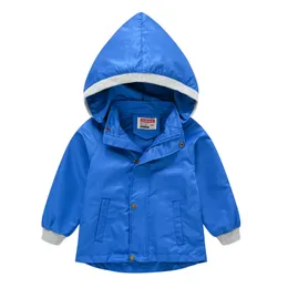 Giacca per bambini Jiacket 70-120 cm di altezza Giacca per bambini Primavera e autunno Giacca per bambini carina Giacca a vento per neonato Cappuccio rimovibile 240304