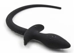 Pure Silicone Dog Tail Tail Anal SM Love Dog Slave Dress Props For Men and Women With Anal Extension Anal Plug3196859