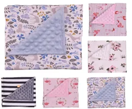 Детское одеяло для девочки, ультрамягкое и уютное Minky DOT, идеальный подарок для детского душа 1810368