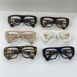 Glasses Fashion Designer Optical Glasses Square Frame Retro Transparent Eyewear Top Clear Lenses