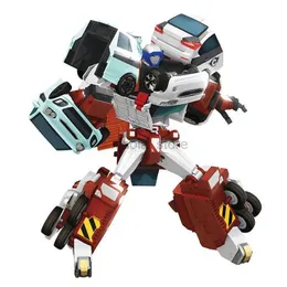 변형 장난감 로봇 4 in 1 Tobot Quatran Transformation Robot to Car Toys Korea Cartoon 형제 애니메이션 토 보트 변형 자동차 장난감 어린이 선물 선물 2400315