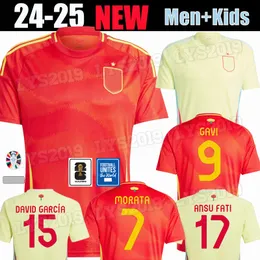 24 25 Spain Espana Soccer Jerseys PEDRI LAMINE YAMAL RODRIGO PINO MERINO SERGIO M.ASENSIO FERRAN HERMOSO REDONDO CALDENTEY 2024 Euro Football Shirt Camiseta Futbo