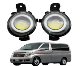 Luz de nevoeiro para Nissan Elgrand E51 20022003 par de alta qualidade Luzes diurnas LED Angel Eye Styling6956747
