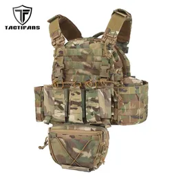 Tactical Vests Tactical Vest Arc Carrier V2 Buckle with Quick Release Mechanism Flexibel 556 Pad Dump Pouch Sub Belly Piterek Hunting Vest 240315