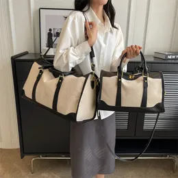 Moda swobodna torba na jedno ramieniu Kobiety do przechowywania torebki TOTE TOTE DUŻA pojemność przenośna torba na płótnie 240223