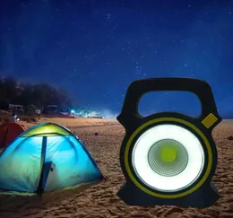 태양열 램프 전원 USB 휴대용 30W LED 블러드 라이트 랜턴 COB 스팟 스폿 충전식 LED 홍수 가벼운 야외 작업 지점 LAMP4102209