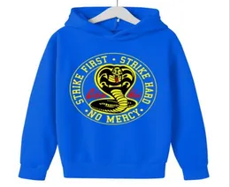 2021 neue Pullover COBRA KAI Gedruckt Winter Warme Kinder039s Hoodie Große Größe Harajuku Junge Sweatshirt Straße Casual Punk Crime7757963