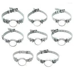 Bracciale 2024 Braccialetti per trasferimento di calore con sublimazione in bianco per gioielli fai-da-te